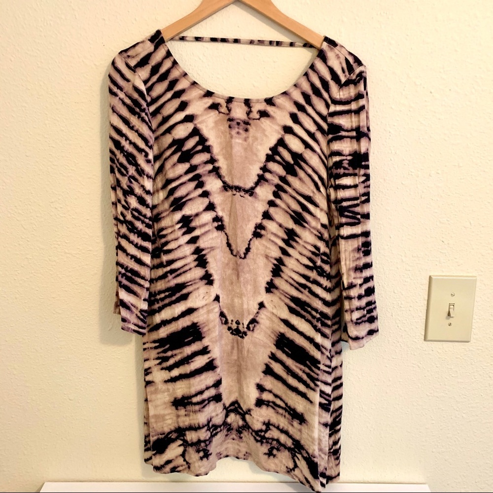 Billabong purple tie dye dress